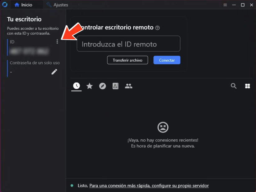 Paso 1: Menú de Opciones